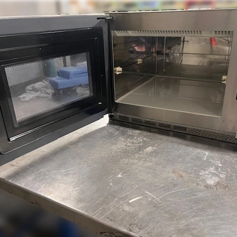 Profi Gastro-Mikrowelle 1800W , 34 L , Edelstahl , GN 2/3, DW3418-M