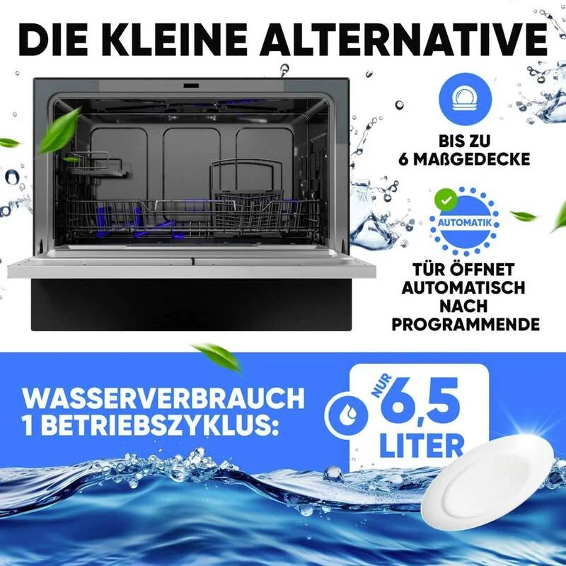 D-Ware Bomann TSG 7405 Tischgeschirrspüler Kompaktgerät Geschirrspüler 550 mm EEK D
