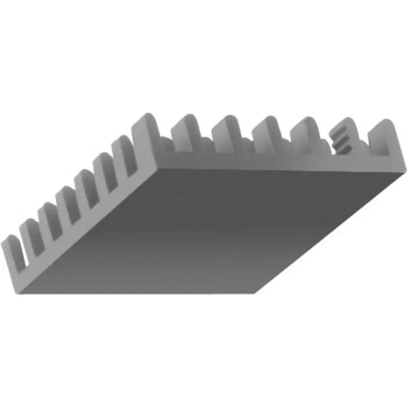 B-Ware Fischer Elektronik Kühlkörper Kühlprofil ICK BGA 23 x 23 schwarz Alu 96 STÜCK