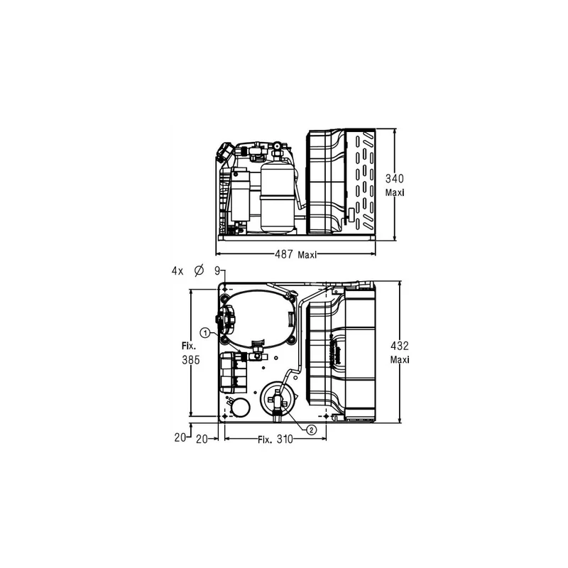 Verflüssigungssatz TAJN2446ZBR Tecumseh
