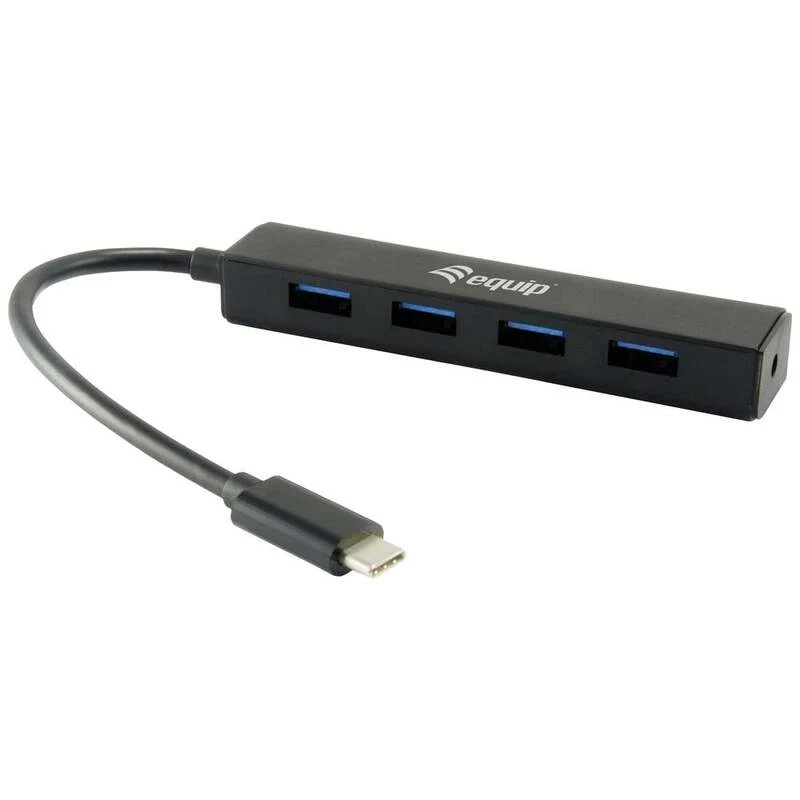 B-Ware EQUIP USB Hub Verteiler USB C USB 3.2 Gen 1 4 Port Adapter für Notebook 2 STÜCK