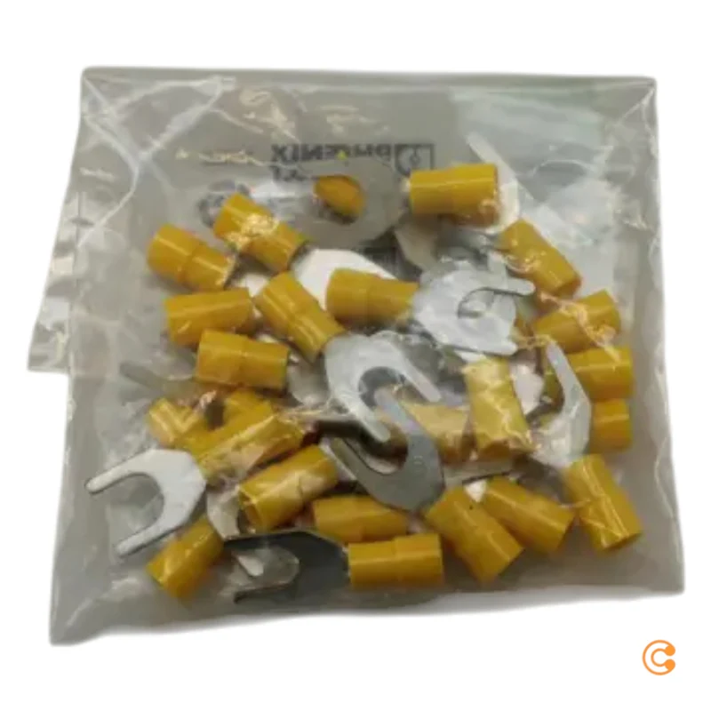 B-Ware Phoenix Contact Gabelkabelschuh Verbinder Gelb C-FCI 6/M8 100ST SIEHE TEXT/FOTO