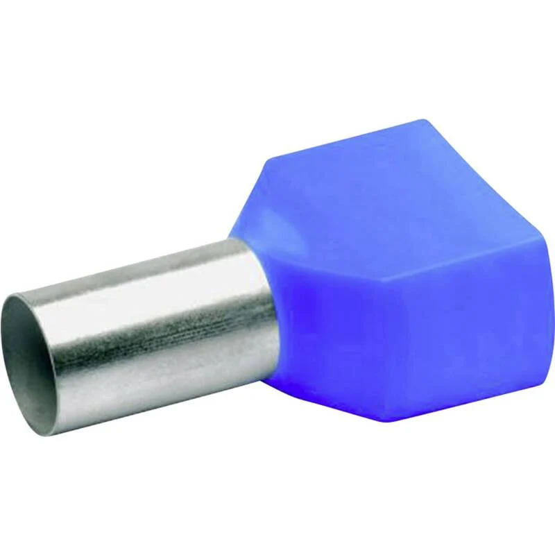 B-Ware Klauke 87714 16 mm² Teilisoliert 100 St. Zwillings-Aderendhülse 49 SETS