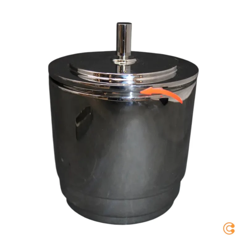 Georg Jensen Manhattan Eimer Eiswürfelbehälter Eiseimer Zange SIEHE TEXT/FOTO