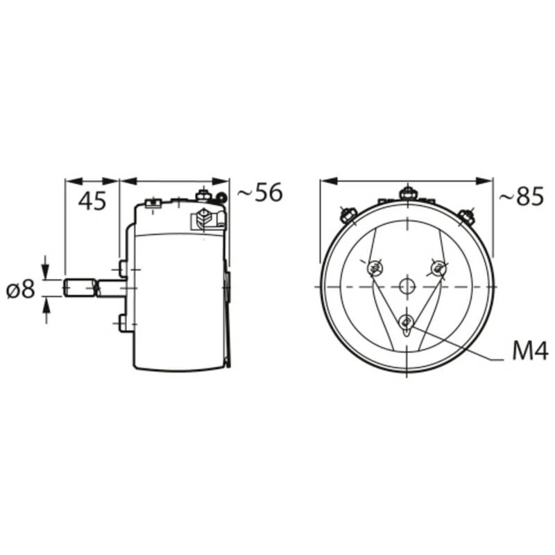 B-Ware KRAH 1 St. D 85/100W 10% 22R 100W Draht-Potentiometer Widerstandspotentiometer