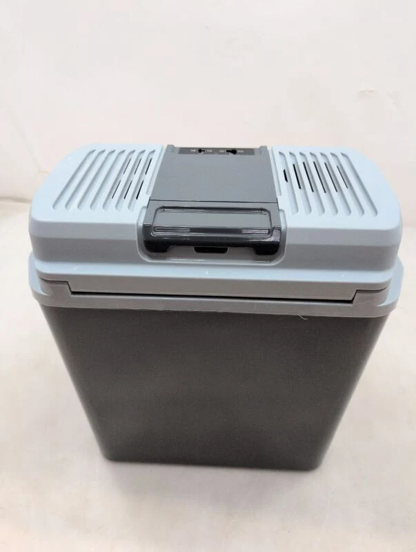 C-Ware Kühlbox Nordpol Elektrische Kühlbox 24L 12V 230V Grau für Ausflüge und Reisen