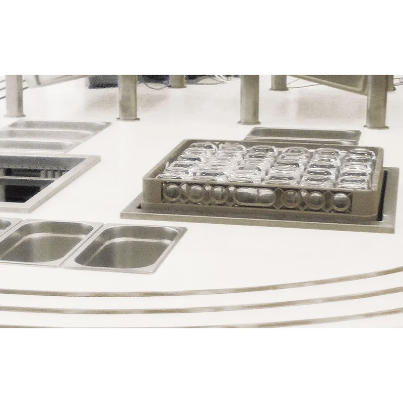 Korbspender für Spülkörbe 500x500 mm, DPA/SPN50-P
