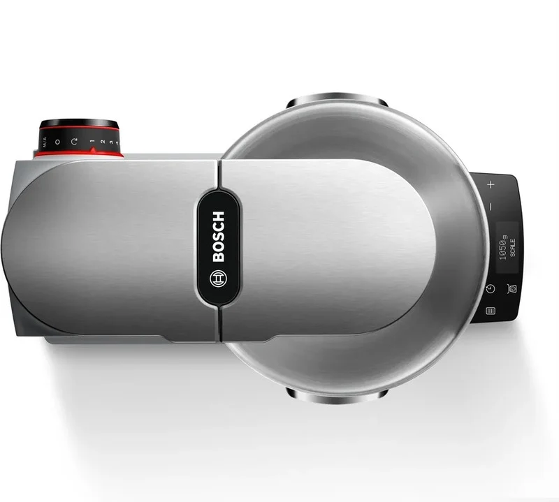 B-Ware Bosch Serie 8 Küchenmaschine Waage OptiMUM 1600W Silber SIEHE TEXT/FOTO