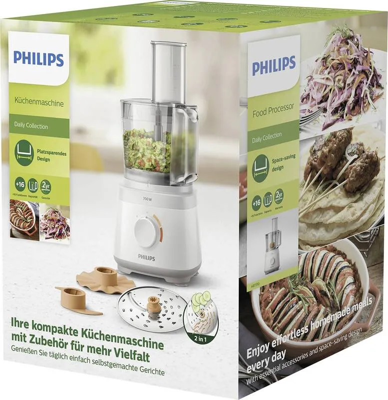 B-Ware Philips Home HR7310/00 Daily Küchenmaschine Küchenmixer Mixer Küchen-Maschine
