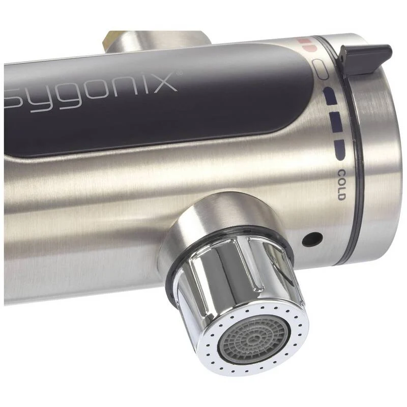 B-Ware Sygonix Durchlauferhitzer 3000W Heizgerät IP24 mit LED-Display 0.8l/min 50°C