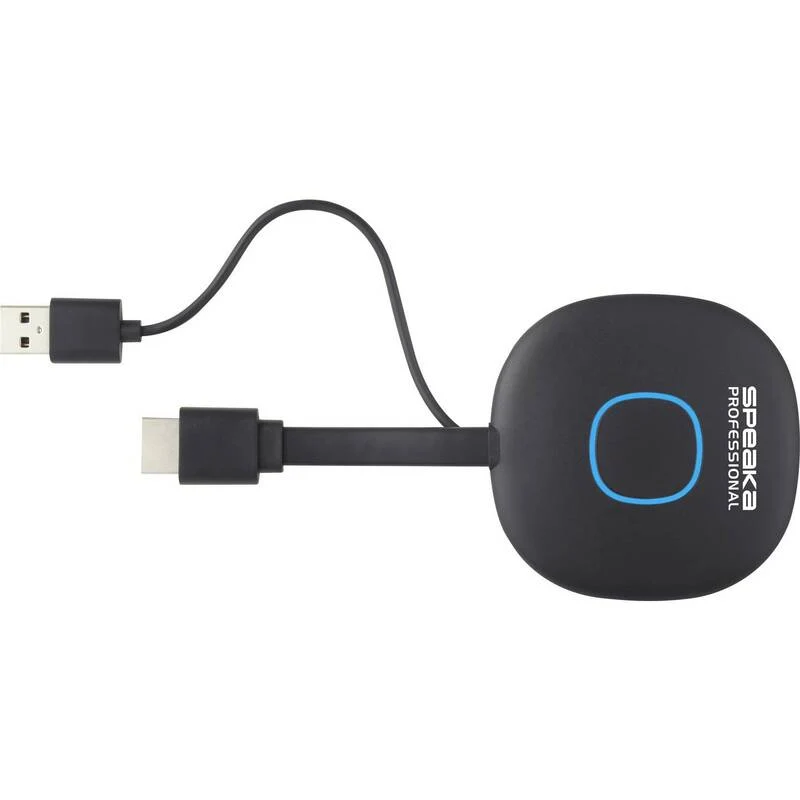 B-Ware SpeaKa Professional SP-VShare Drahtloses 4K UHD Präsentationssystem 4fach Multi