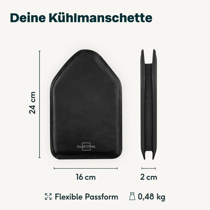 B-Ware Silberthal Kühlmanschette Flaschenkühler Wein Sekt Saft wiederverwendbar Set815