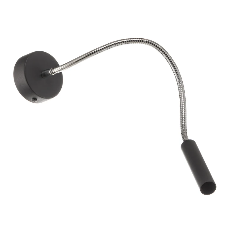 B-Ware SOLLUX LIGHTING Wandleuchte Lampe Wandlampe schwarz Flexarm Lampe Spot Leselampe