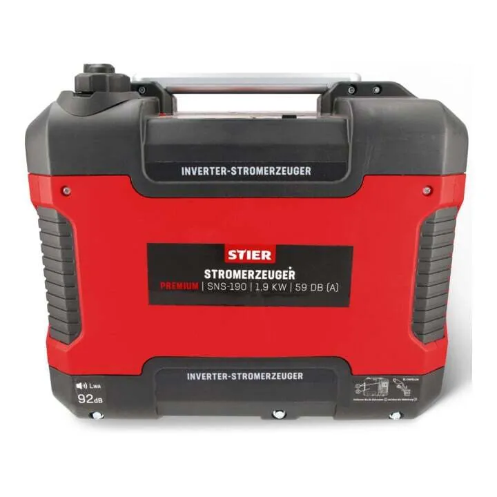 B-Ware Marken Inverter Stromerzeuger Stromversorger Premium SNS-190 1,9 kW 59 dB(A)