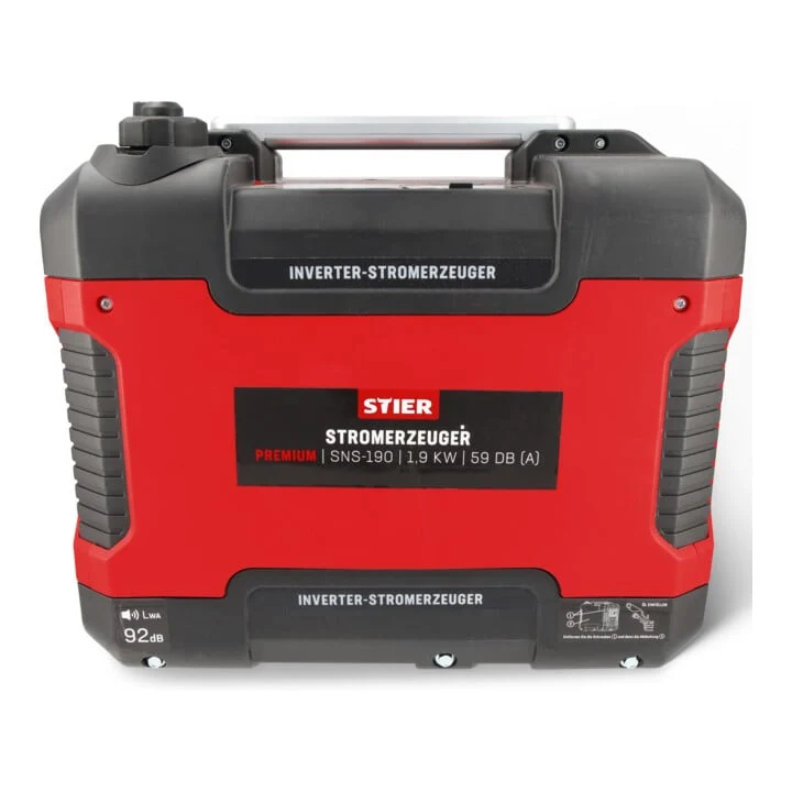B-Ware Marken Inverter Stromerzeuger Stromversorger Premium SNS-190 1,9 kW 59 dB(A)