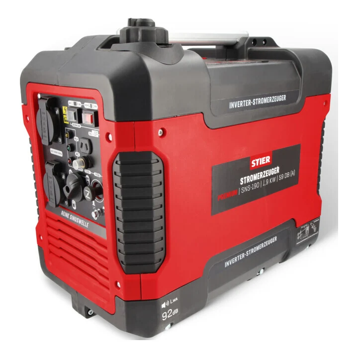 B-Ware Marken Inverter Stromerzeuger Stromversorger Premium SNS-190 1,9 kW 59 dB(A)