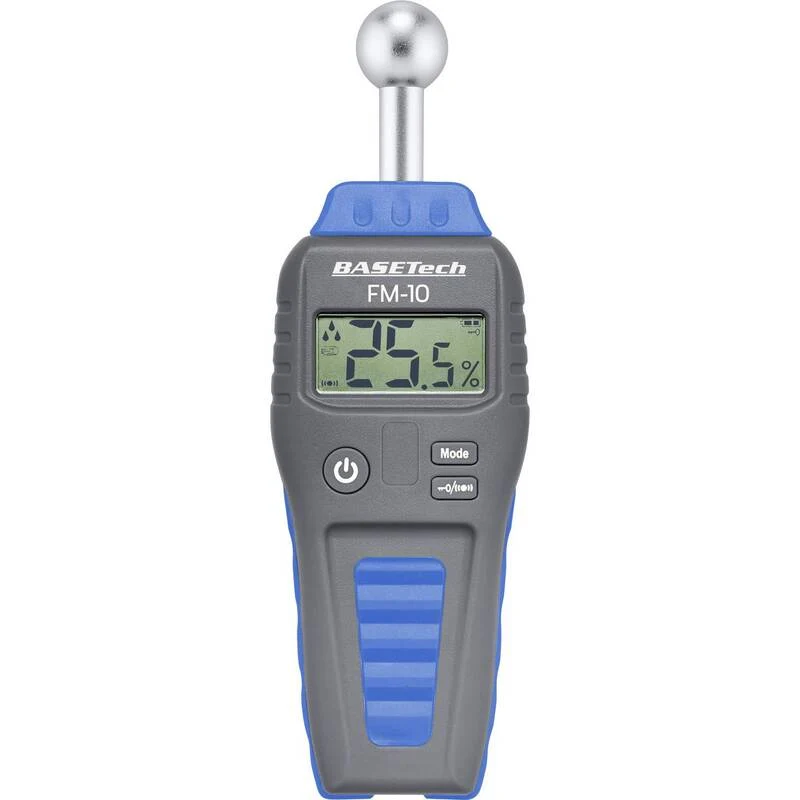 B-Ware Basetech FM-10 Materialfeuchtemessgerät Baufeuchtigkeit Baustoff Holzfeuchte