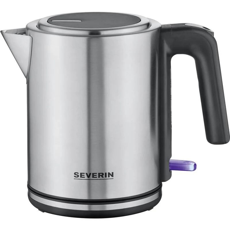 B-Ware Severin Wasserkocher WK3489 Edelstahl 1L 2400W mit Kontrollleuchte silber/sch...