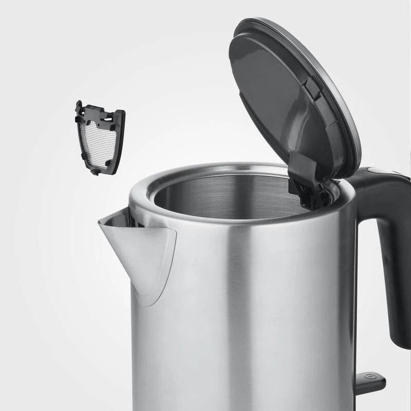 B-Ware Severin Wasserkocher WK3489 Edelstahl 1L 2400W mit Kontrollleuchte silber/sch...