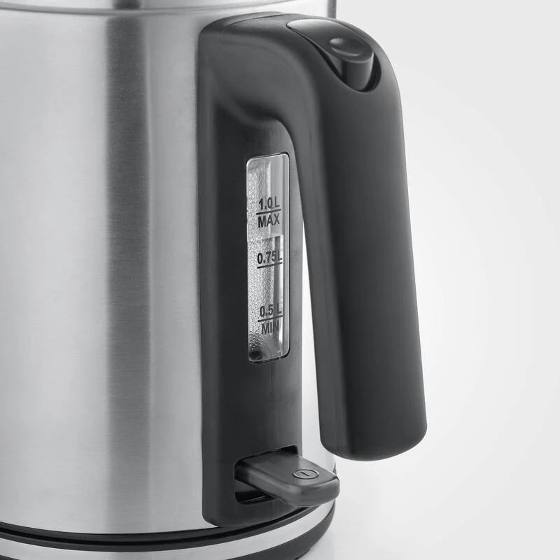 B-Ware Severin Wasserkocher WK3489 Edelstahl 1L 2400W mit Kontrollleuchte silber/sch...