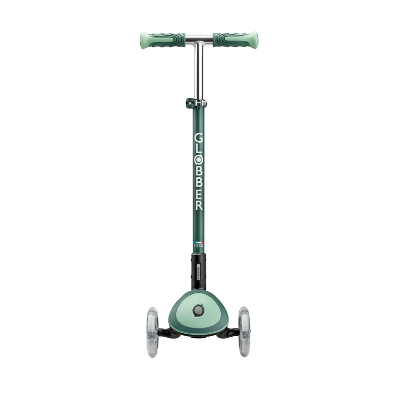 B-Ware Globber Roller Elite Deluxe Lights Kinderroller klappbar TPR-Griffe Tretroller