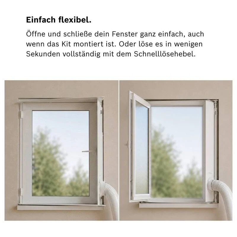 B-Ware Fensterkit Fensterdichtungsset Fensterabdichtung optimale Isolierung Klimageräte