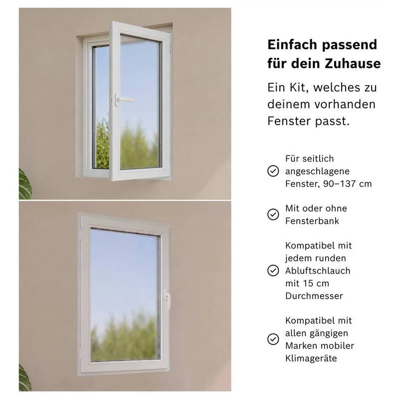 B-Ware Fensterkit Fensterdichtungsset Fensterabdichtung optimale Isolierung Klimageräte