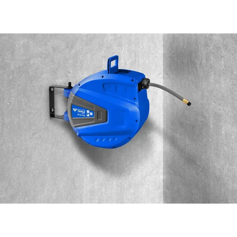 B-Ware Brilliant Tools Automatischer Druckluftschlauch 15m 18bar 3/8" Anschluss