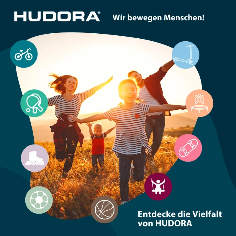 B-Ware HUDORA BigWheel 180 Advanced Junior Scooter für Kinder ab 3 Jahren, hellblau