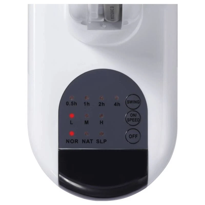 B-Ware Sygonix Wandventilator Wandlüfter 45W 3-stufige Luftzirkulation Weiß Ø430mm
