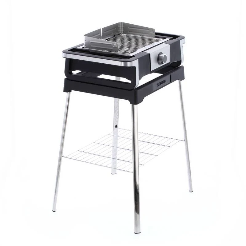 D-Ware Severin BBQ-Grill PG 8118 SENOA DigitalBOOST S Elektrogrill 3000W schwarz/silber