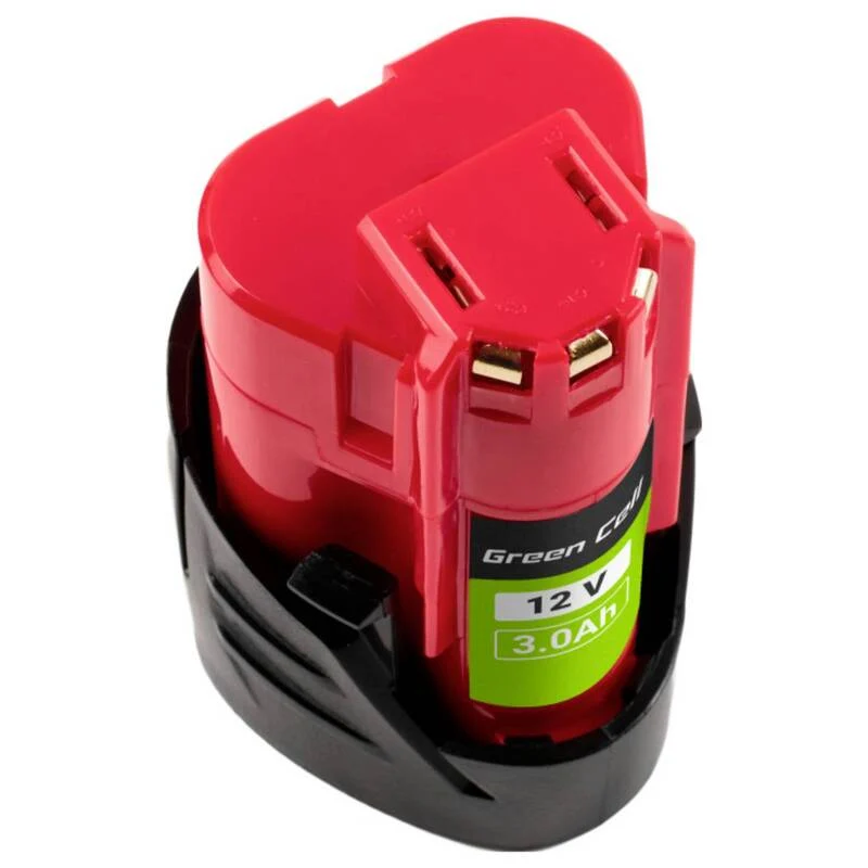 B-Ware Green Cell Werkzeug-Akku B3 4932451388 12V 3Ah Li-Ion für Milwaukee Geräte 180g