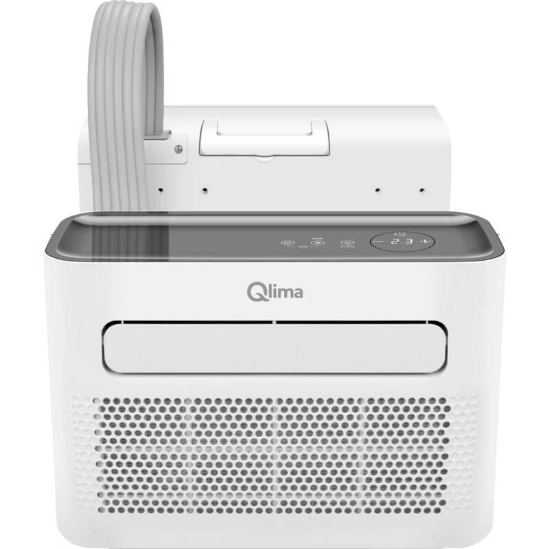 B-Ware Qlima Klimagerät Mini Split Klimaanlage 146 kW WiFi Raum 45m2 Weiß Schwarz