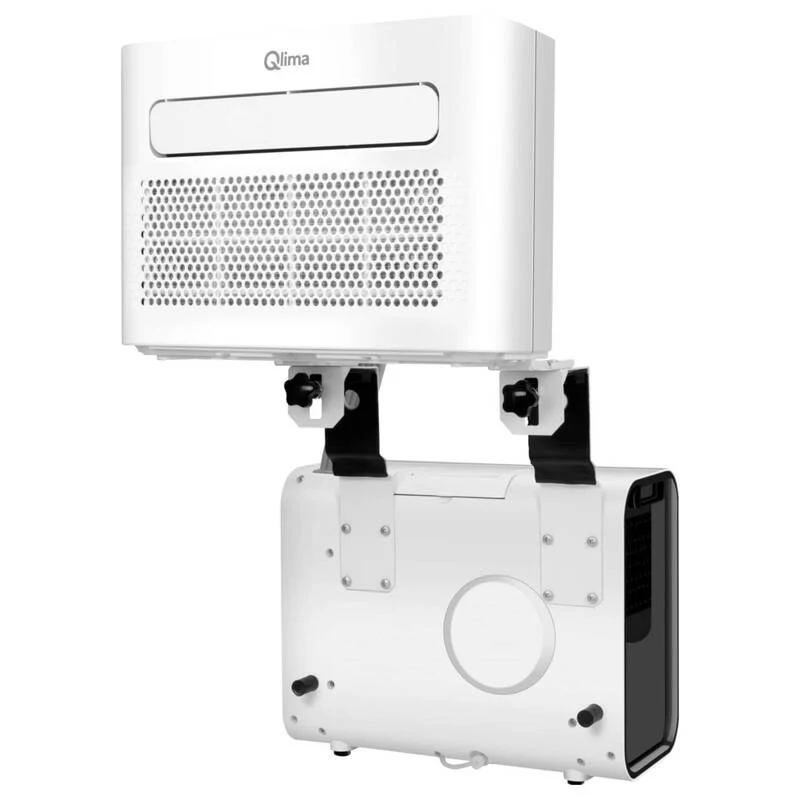 B-Ware Qlima Klimagerät Mini Split Klimaanlage 146 kW WiFi Raum 45m2 Weiß Schwarz