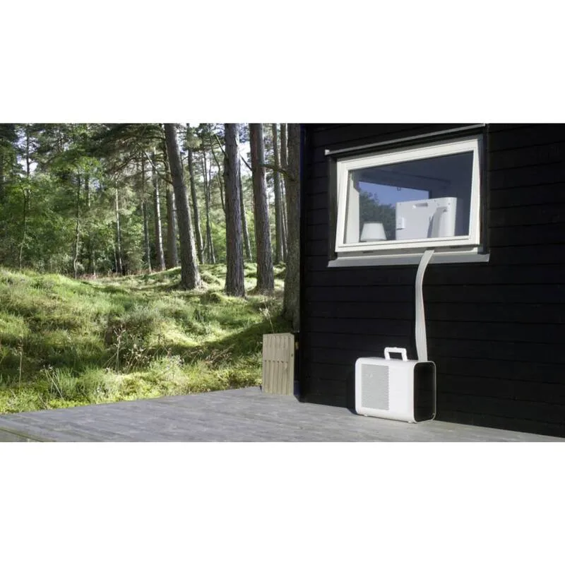 B-Ware Qlima Klimagerät Mini Split Klimaanlage 146 kW WiFi Raum 45m2 Weiß Schwarz