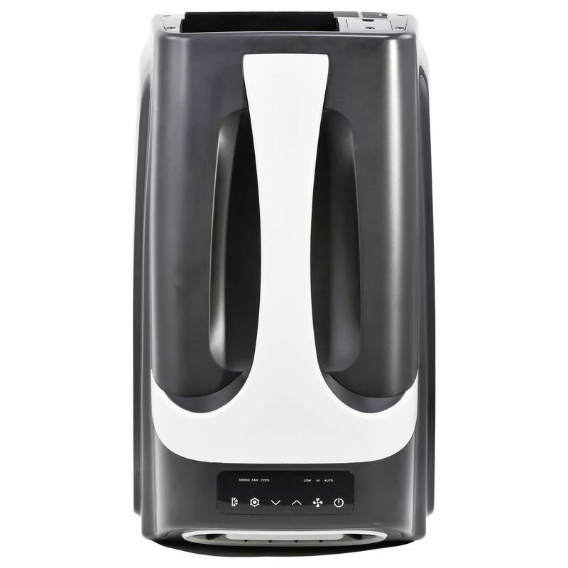 B-Ware X4-Life mobiles Klimagerät Klimaanlage 1000W Handtuchheizkörper schwarz grau 6m²
