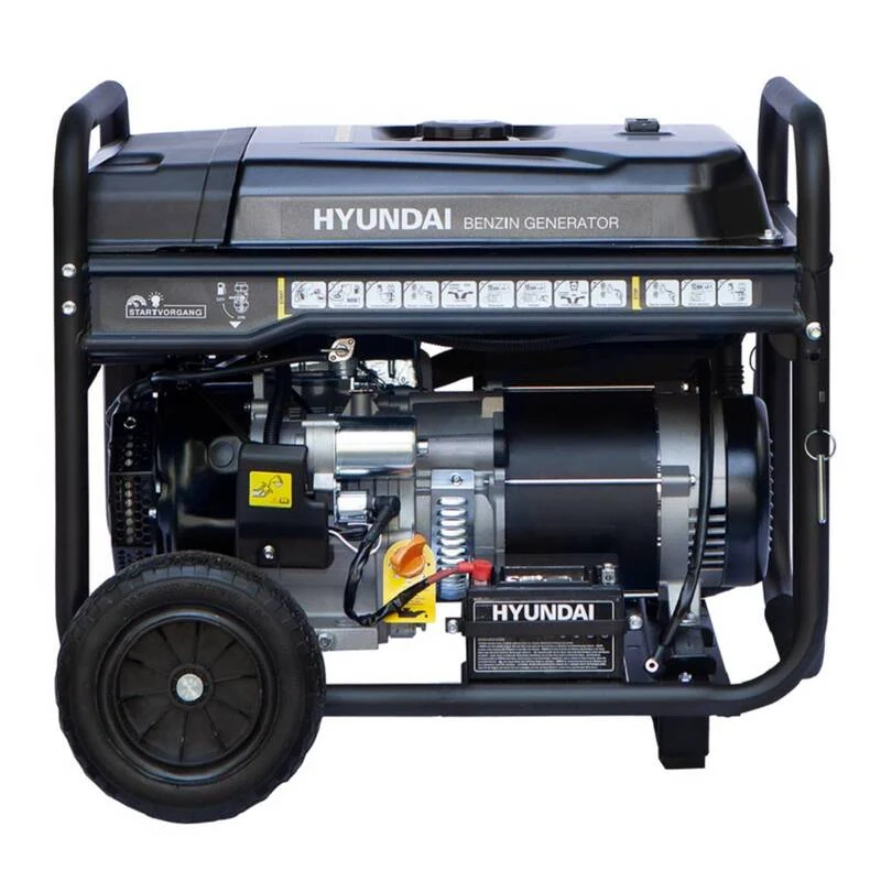 B-Ware HYUNDAI Benzin Generator HY8500LEK-T Stromerzeuger 16.3PS Notstromaggregat