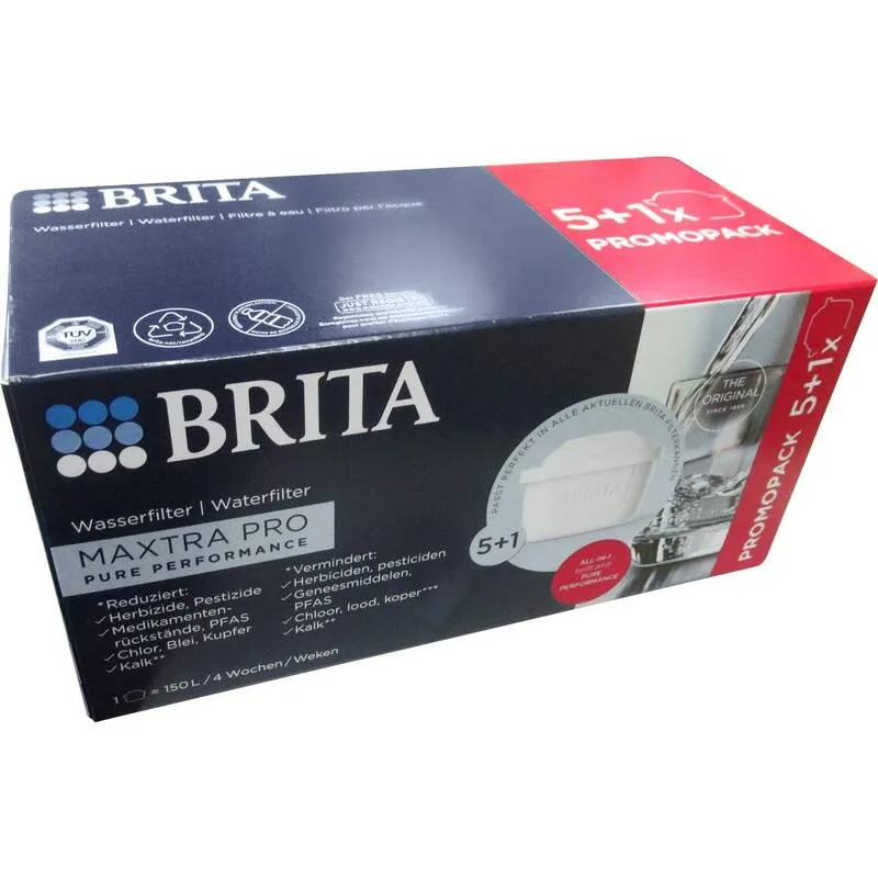 B-Ware Brita Wasserfilter Kartusche Filter Maxtra Pro Weiß Tischwasserfilter 6er-Pack