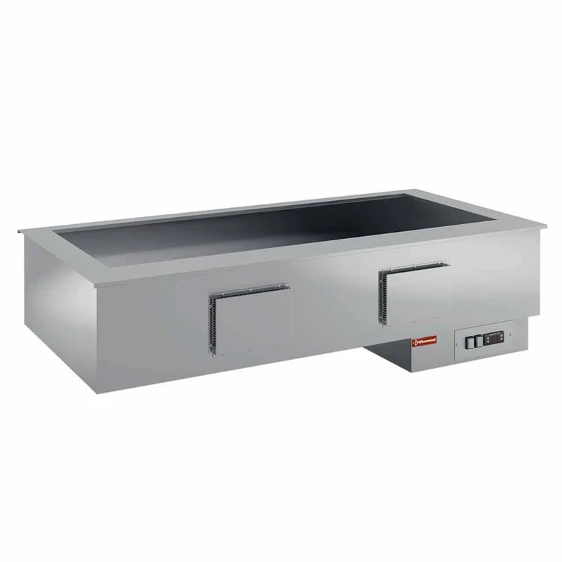 Bain-Marie Einbaubecken 3x GN 1/1 , Trocken beheizt mit Umluft, DPA/BSV12