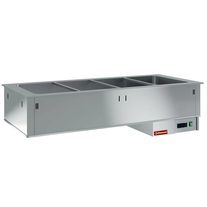 Bain-Marie Einbaubecken 5x GN 1/1 , trocken beheizt, DPA/BSC18