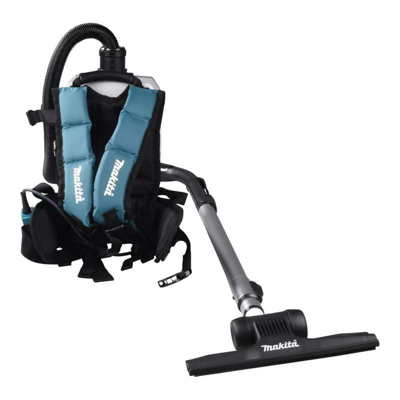 B-Ware Makita Akku-Rucksackstaubsauger DVC261ZX15 2x18V Sauger HEPA Filter blau