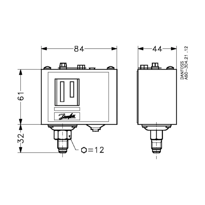 Druckschalter KP5 060-117166 Danfoss