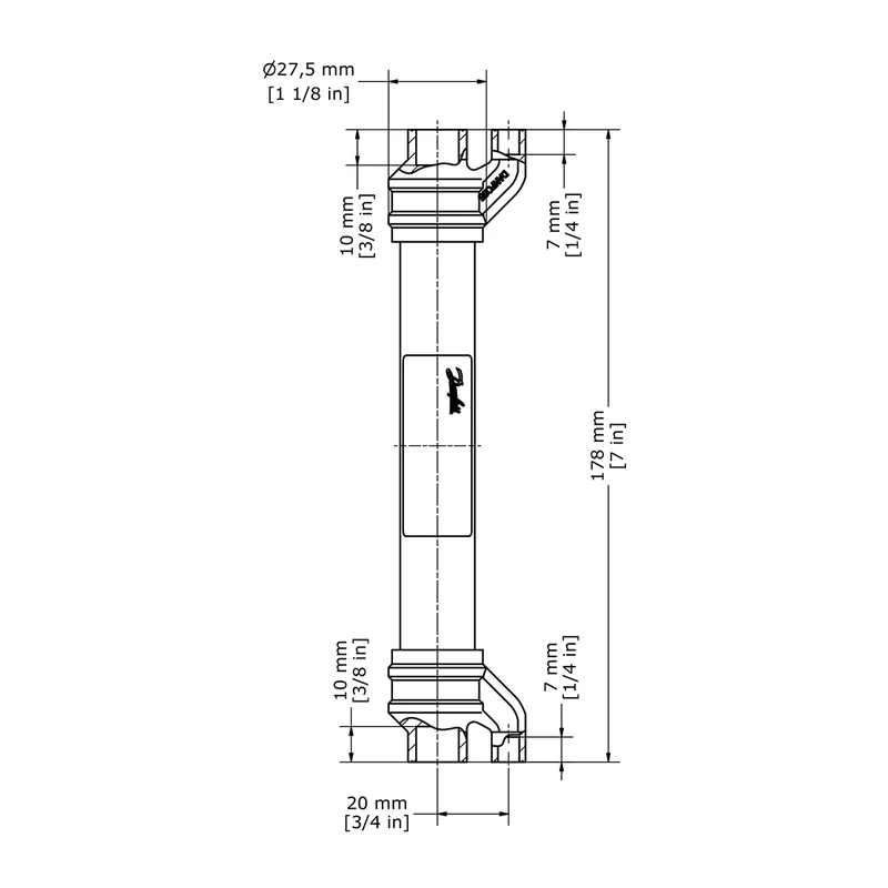HE 0.5 15D0001 Wärmetauscher Danfoss