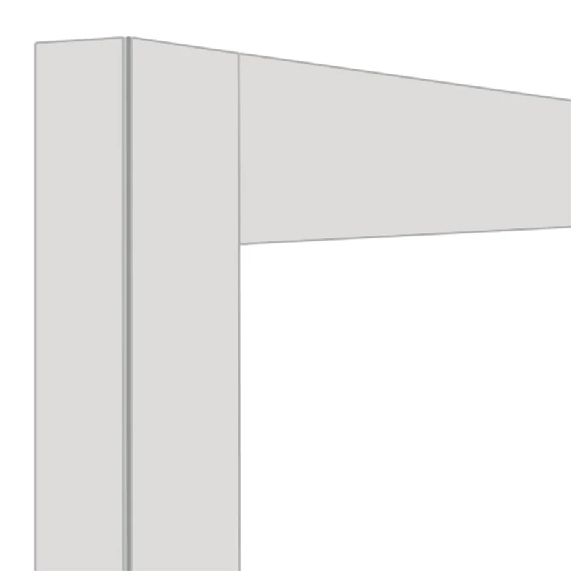 Frontverblendung Mattweiß für 2x GN 1/1 Geräte, DE53-U-BI/N