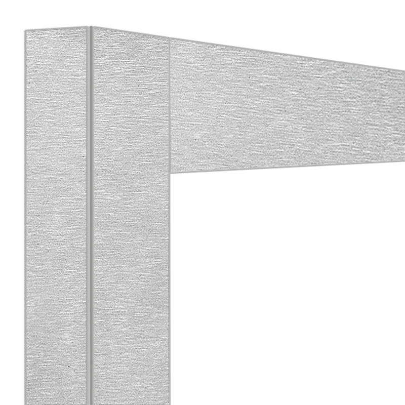 Edelstahl-Verkleidungs-Set für 2 x 530 Liter Gastronomie-Schränke , Satiniert, DE53-U-AS/N