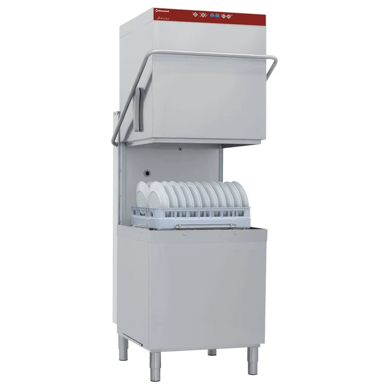 Haubenspülmaschine 600x500 mm mit integriertem Dauer-Enthärter, DCR49/6-AC
