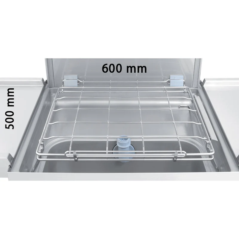 Profi Haubenspülmaschine 600x500 mm , Inkl. Wasserenthärter & Klarspülpumpe, DCR37/6-AC