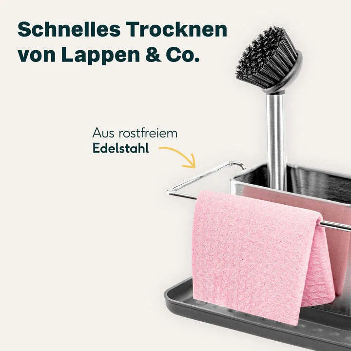 B-Ware Silberthal Spülbecken Organizer Küchenutensilien Aufbewahrung matt 2 STÜCK