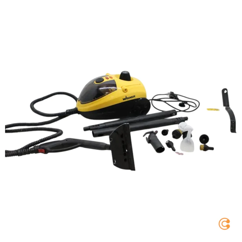 C-Ware Wagner Power Steamer 915e EU Dampf-Reiniger 1500 W Gelb Schwarz SIEHE TEXT/FOTO