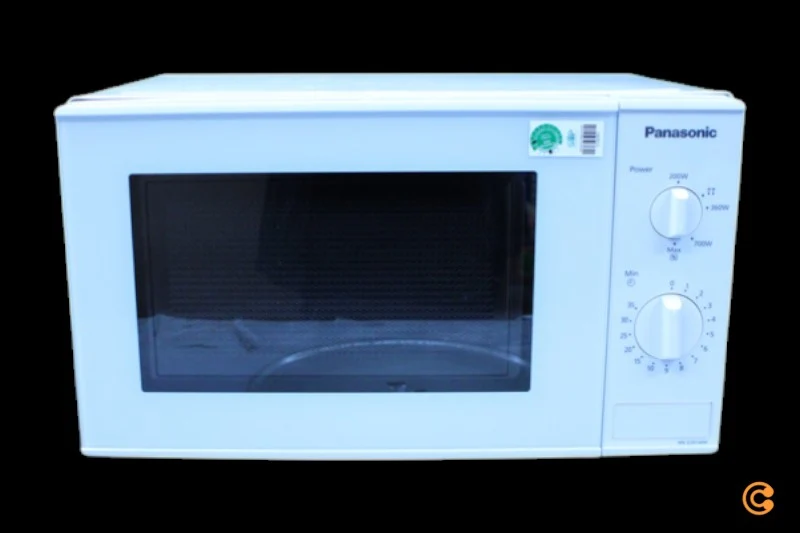 C-Ware Panasonic Solo Mikrowelle 800W Mikrowellenofen Glasdrehteller SIEHE TEXT/FOTO
